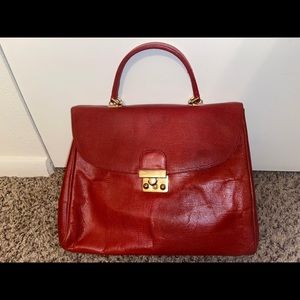 Vintage red purse